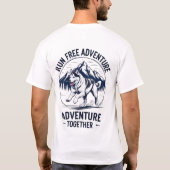 Bot te zijn Wild Funny Duitse Herdershond Hallowee T-shirt (Achterkant)