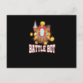 Bot van de slag de Oorlogen van de Robot Feestdagenkaart (Voorkant)