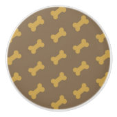 bot voor hondentextuur keramische knop (Voorkant)