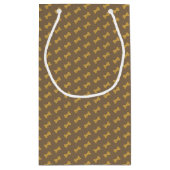 bot voor hondentextuur klein cadeauzakje (Achterkant)