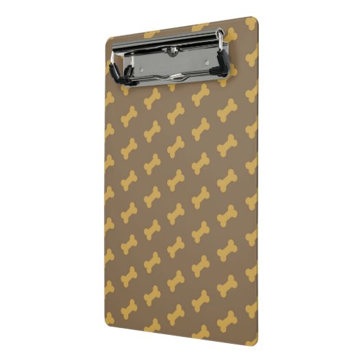 bot voor hondentextuur mini klembord (Angled2)