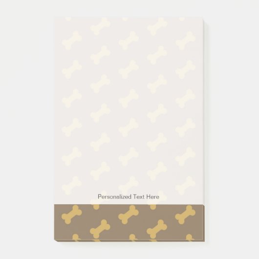 bot voor hondentextuur post-it® notes (Voorkant)