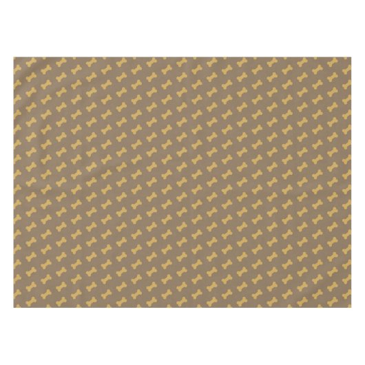 bot voor hondentextuur tafelkleed (Voorkant (Horizontaal))