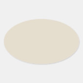 Bot witte ovale sticker (Voorkant)