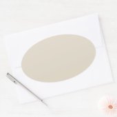 Bot witte ovale sticker (Envelop)