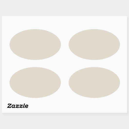 Bot witte ovale sticker (Vel)