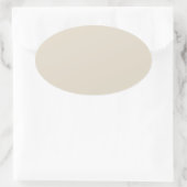 Bot witte ovale sticker (Tas)