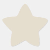 Bot witte ster sticker (Voorkant)