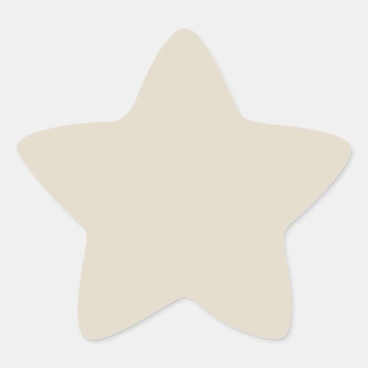Bot witte ster sticker (Voorkant)