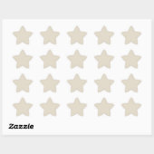 Bot witte ster sticker (Vel)
