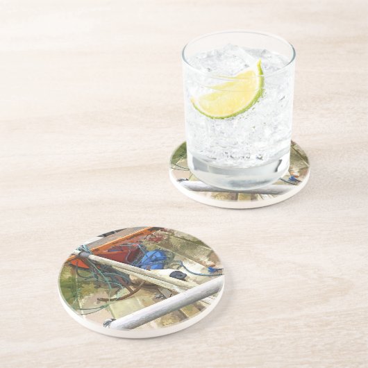 BOT ZANDSTEEN ONDERZETTER (Zijkant)