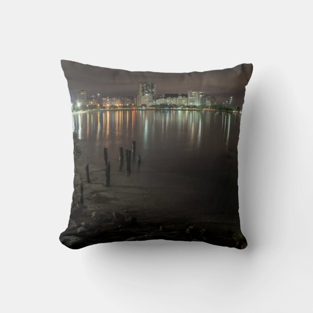 Botafogo Bay Night Kussen (Voorkant)
