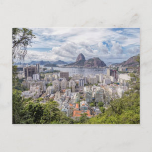 Botafogo met suikerblad briefkaart