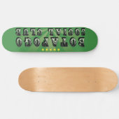 Botafogo Social Club Old School Deck Persoonlijk Skateboard (Horizontaal)