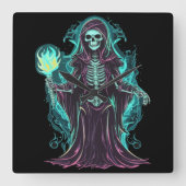 botafval vierkante klok (Voorkant)