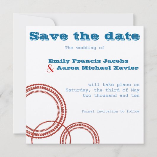 Botan Save The Date (Voorkant)