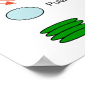 Botandiagram van magnesium in Planten cellen Poster (Hoek)