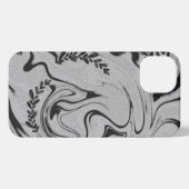Botanic Balance" Black & White Acrylic Wall Art  iPhone Hoesje (Achterkant horizontaal)