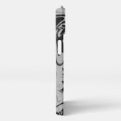 Botanic Balance" Black & White Acrylic Wall Art  iPhone Hoesje (Rechterkant)