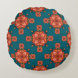 Botanic Bloom Round Pillow Rond Kussen