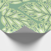 Botanic jungle seamless pattern in pastel green co cadeaupapier (Hoek)