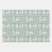 Botanic Rhythm Botanical Silhouettes Set Inpakpapier Vel (Voorkant 2)
