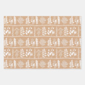 Botanic Rhythm Botanical Silhouettes Set Inpakpapier Vel (Voorkant)