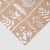 Botanic Rhythm Botanical Silhouettes Soft Marigold Tissuepapier (Detail)