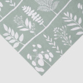 Botanic Rhythm Botanical Silhouettes Soft Sage Tissuepapier (Detail)