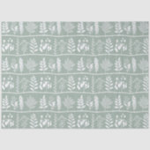 Botanic Rhythm Botanical Silhouettes Soft Sage Tissuepapier (Voorkant)