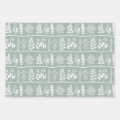 Botanic Rhythm Botanische Silhouetten Set Inpakpapier Vel (Voorkant 2)