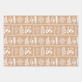 Botanic Rhythm Botanische Silhouetten Set Inpakpapier Vel (Voorkant)