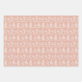 Botanic Serenade Soft Minimalist Silhouettes Inpakpapier Vel (Voorkant 2)