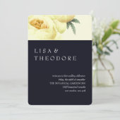 Botanica | Blauw gele bruindweduwen Kaart (Staand voorkant)