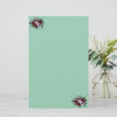 Botanica Boeket Viooltjes Briefpapier (Staand voorkant)