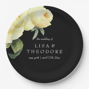 Botanica   Geel Zwart  bloemhuwelijk Papieren Bordje