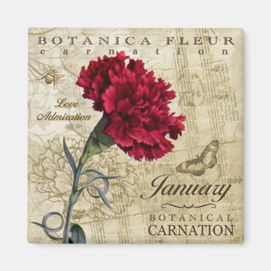 Botanica januari magneet (Voorkant)