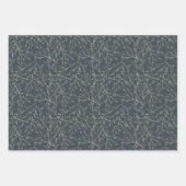 Botanica Kerst Modern Rendier Inpakpapier Vel (Voorkant 2)