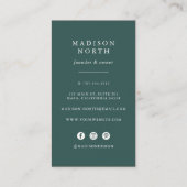 Botanica Kraft | Verticale sociale media Visitekaartje (Achterkant)