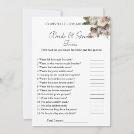 Botanica lbride trivia vrijgezellenfeest spel Kaar Aankondiging