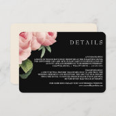 Botanica | Nadere gegevens over het roze zwarte ti Kaart (Voorkant / Achterkant)