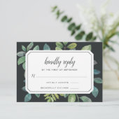 Botanica Night RSVP-kaart RSVP Kaartje (Staand voorkant)