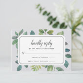 Botanica RSVP-kaart RSVP Kaartje (Staand voorkant)