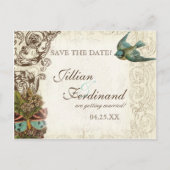 Botanica Trouwensemble - Crème Tan Aankondigingskaart (Voorkant)