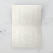 Botanica Trouwkaart Bedankbrief - Aqua Blauwe Bedankkaart (Binnen)