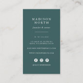 Botanica | Verticale sociale media Visitekaartje (Achterkant)