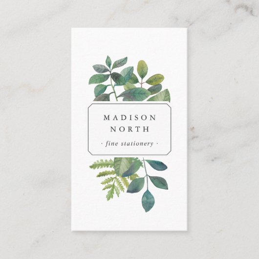 Botanica | Verticale sociale media Visitekaartje (Voorkant)