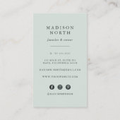 Botanica | Verticale sociale media Visitekaartje (Achterkant)