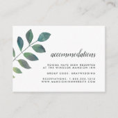 Botanica Wedding Hotel Accommodatie Kaarten (Voorkant)