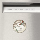 Botanica Wedding Save the Date Magnet - Cream Tan (Insitu (Vaatwasser))